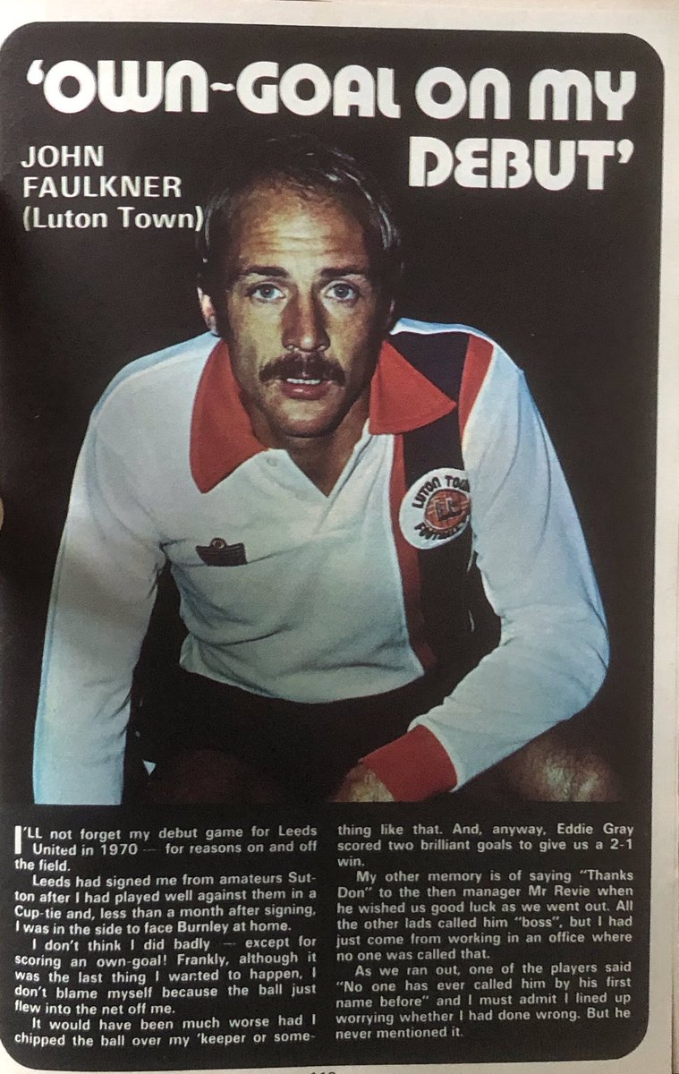 LutonTownExile's tweet photo. #LTFC John Faulkner #whatakit https://t.co/Zo25kRhYwa