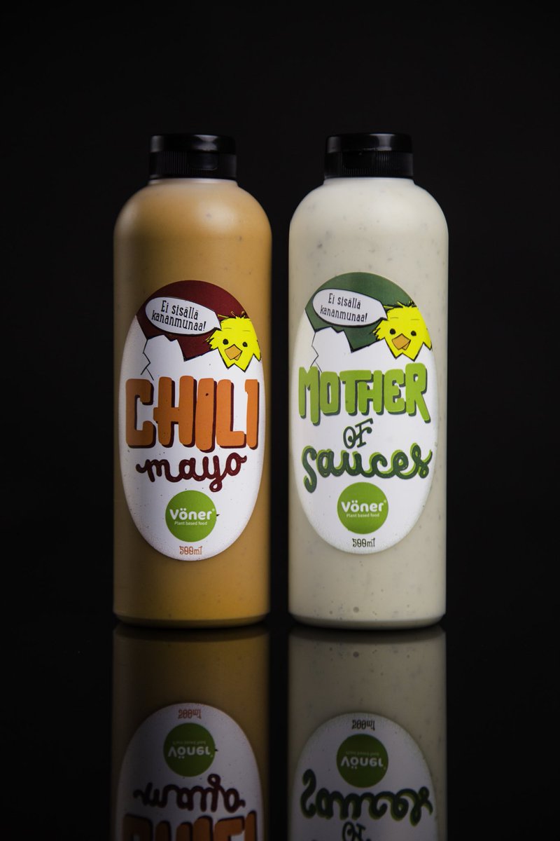 Tsirp tsirp sanoo tiput kun pääsee munasta ulos.
Kaksi vegaanista kastiketta tulossa pian kauppoihin. Ensimmäiset erät maistatetaan vegemessuilla 26-27.1