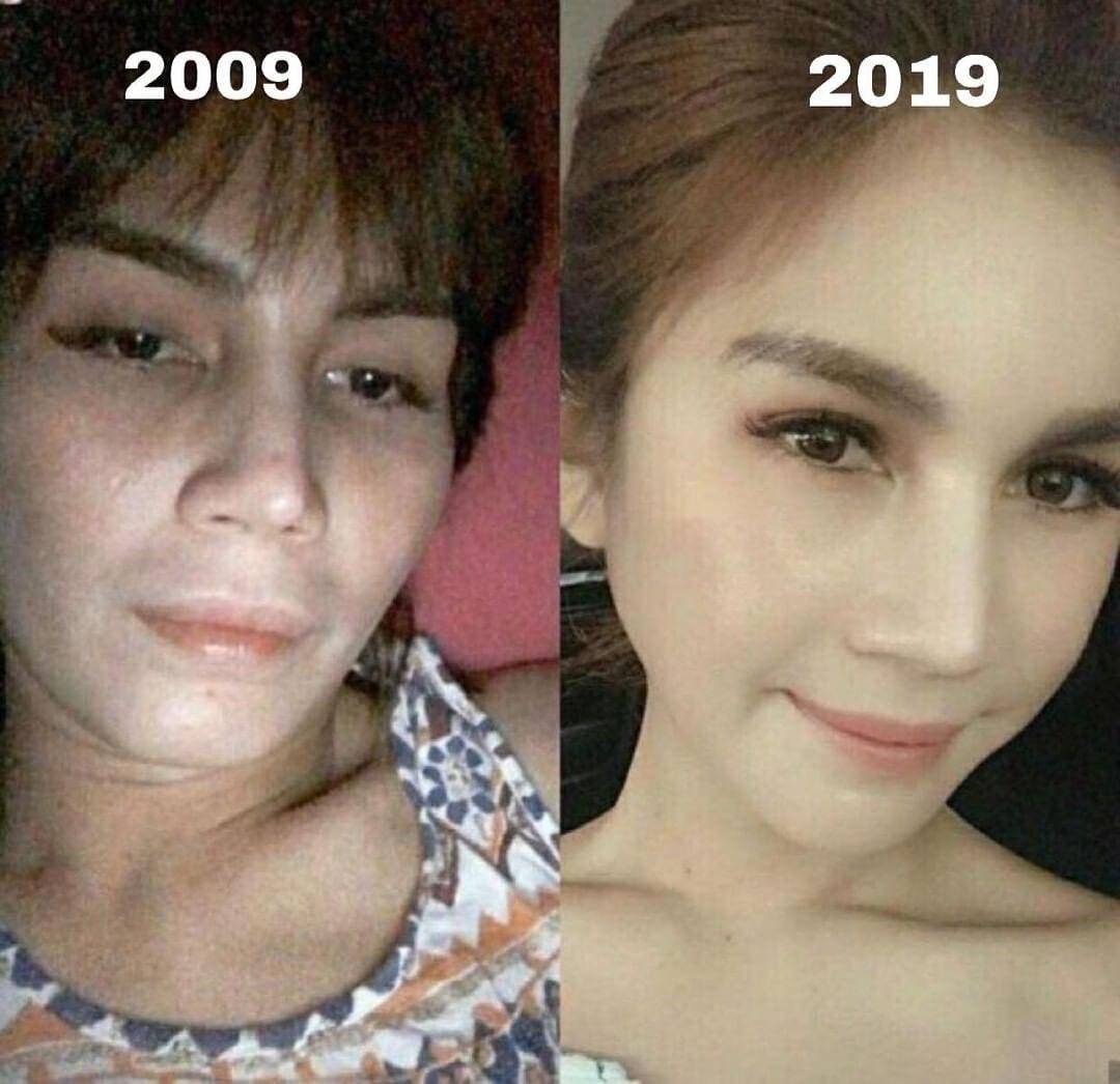 _AmranFans's tweet photo. Lain mcm Sajat punya #10yearschallenge. 

Dah macam carta human evolution teori Darwin. https://t.co/aOP7o0657T