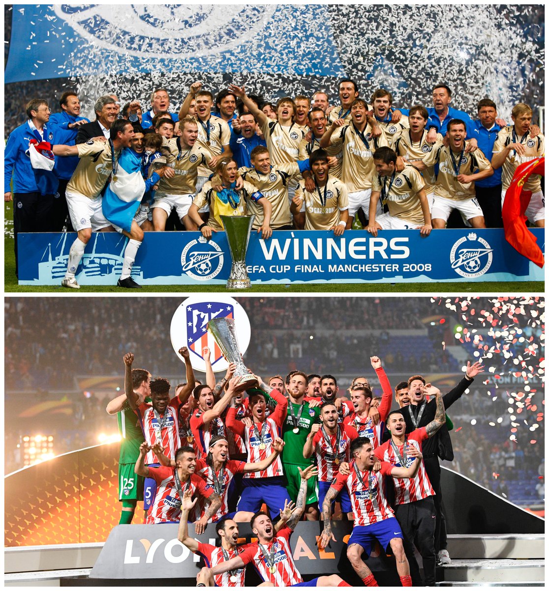 2️⃣0️⃣0️⃣8️⃣ @zenit_spb 🏆
2️⃣0️⃣1️⃣8️⃣ @Atleti 🏆
#10yearchallenge #TenYearChallenge
#UEL