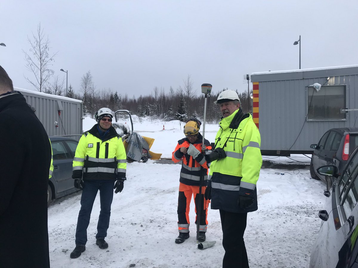 Poursuite du voyage d’étude sur le #BIM en Finlande avec la visite d’un chantier