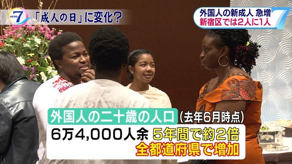 Aqualp 新宿の新成人 45 1 が外国人