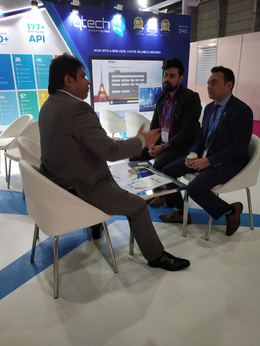 QtechSoftware's tweet photo. Day 1- Team Qtech at SATTE, Delhi 2019
#thisisqtech #SATTE #SATTE2019 #Travel #exhibition https://t.co/HE982wFmlM