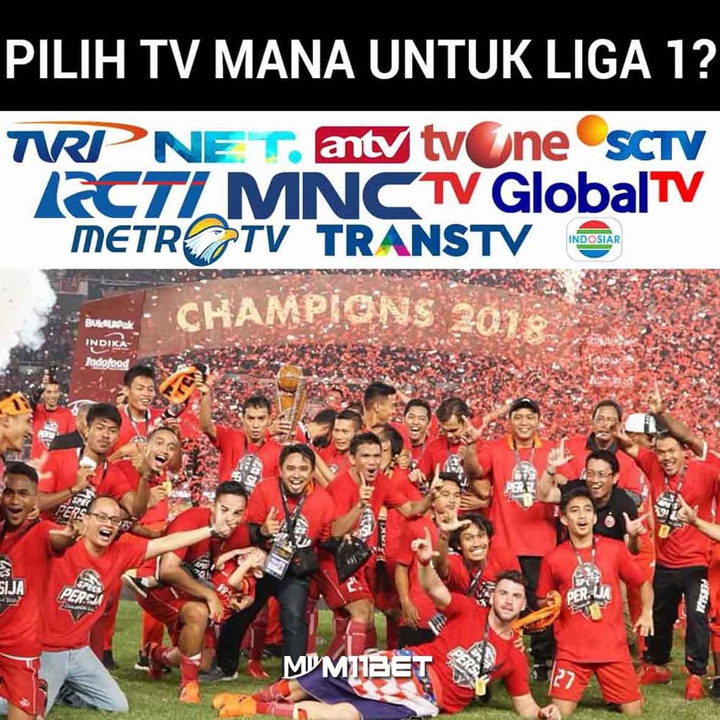Enaknya nonton darimana, boss? 🤔
#liga1 #ligaindonesia #infobola #bola #kuisbola #kuis #m11bet #bet #agenbola #judibola #judionline #sepakbola #ligagojek #bolasepak #tvri #nettv #antv #tvone #sctv #rcti #mnctv #globaltv #metrotv #transtv #indosiar