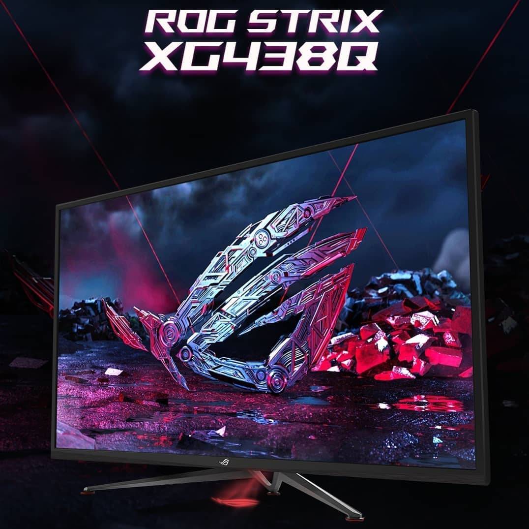 ASUSSrbija's tweet photo. Pozdravite jednim lajkom novi ROG Strix XG438Q gejming monitor - zver od 43 inča, sa podrškom za FreeSync 2 i HDR. Naravno, tu je i 4K rezolucija. Šta kažete?
#ASUS #ROG #Strix #XG438Q #gaming #monitor #GamingMonitor #FreeSync2 #CES2019 https://t.co/eznGYJSKwf