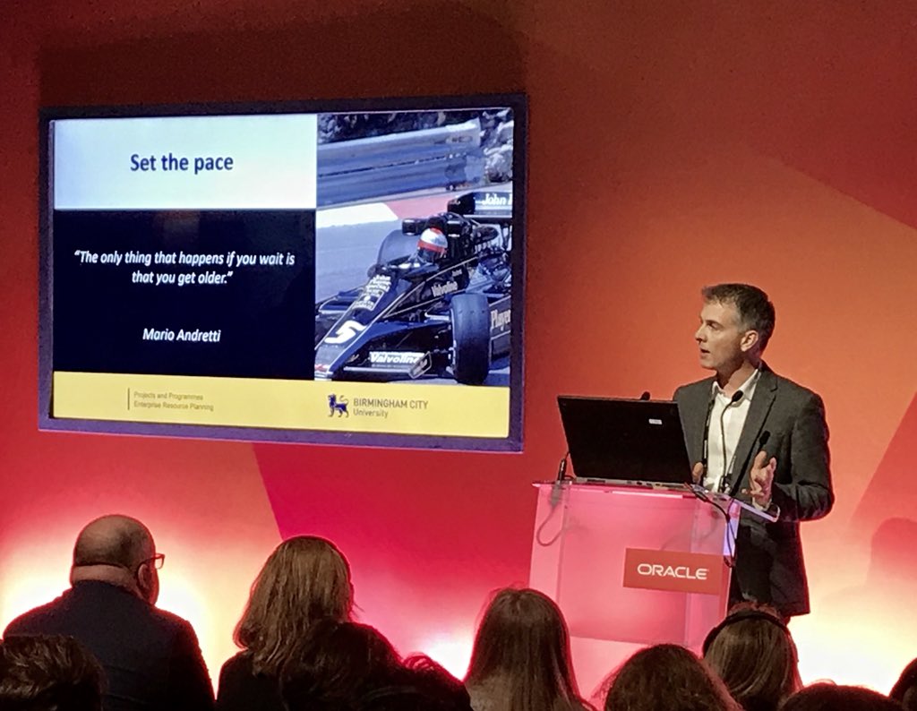 “Adopt not adapt” - Thank you for David Wilkin’s third talk @oracleopenworld! Great to hear about @MyBCU’s partnership with #OracleConsulting in minimising transformation risk with Oracle ERP and HCM adoption. #OOWLON #OOWCONSULTING