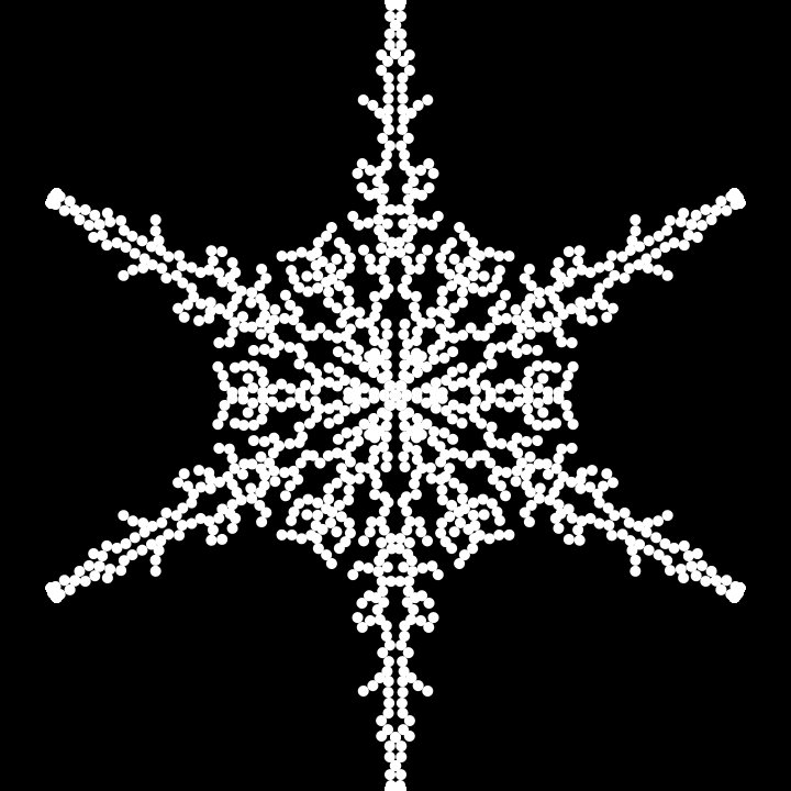 nanooooh1998's tweet image. various shapes of snowflake1 #generateart #processing #codingtrain