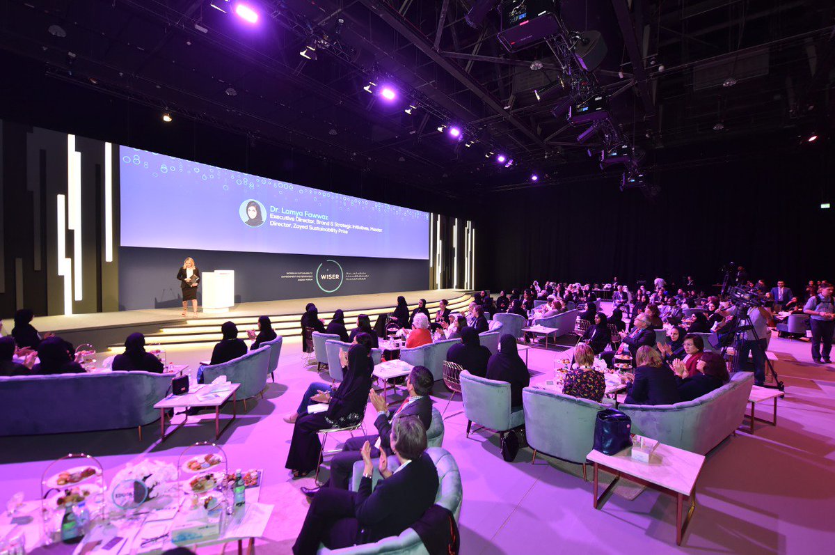 Masdar's tweet photo. #HappeningNow: The 2019 annual #WiSER Forum, at #ADSW 2019. #WeAreCommitted https://t.co/uWEqnwFpHl
