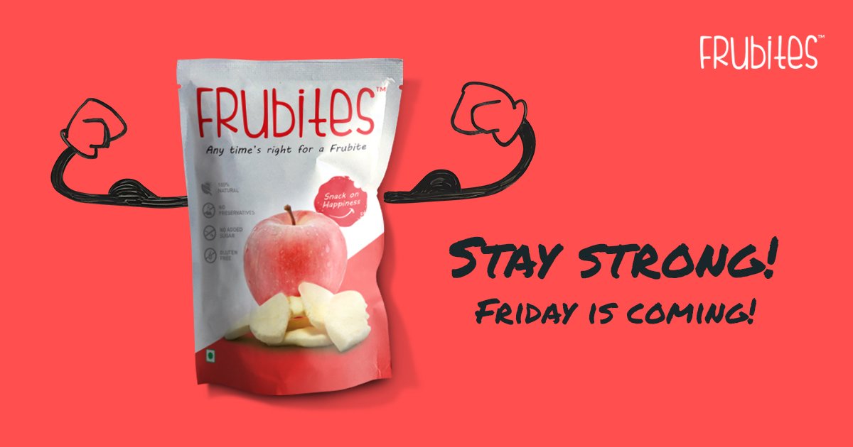 Frubites_snacks's tweet photo. Grab a pack of Frubites to munch on as you painstakingly wait to taste the bliss of Friday. It'll make the wait easier and less painful!
#frubites #WithoutTheFuss #thursdayfun #cleaneating #healthyfood #travelfood #thursdaythoughts #fitessgoals #gymmotivation #sugarfree https://t.co/LIQLGSQL1D