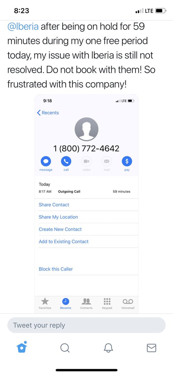 lotsofhart2's tweet photo. @Iberia_en waiting on an appropriate response after being on hold for 60 minutes and three weeks of frustration. Submitted my BBB and NY state attorney general complaint, writing reviews on any site I can, still hopeful you can make this better. https://t.co/hiH7NOPxJy