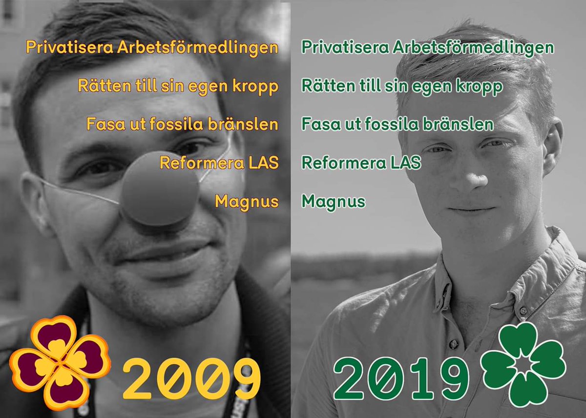 cuf's tweet photo. #10YearChallenge grafiska profilen kommer och går men liberalism, miljökamp och Magnus består! https://t.co/1Ty4B9SXjQ