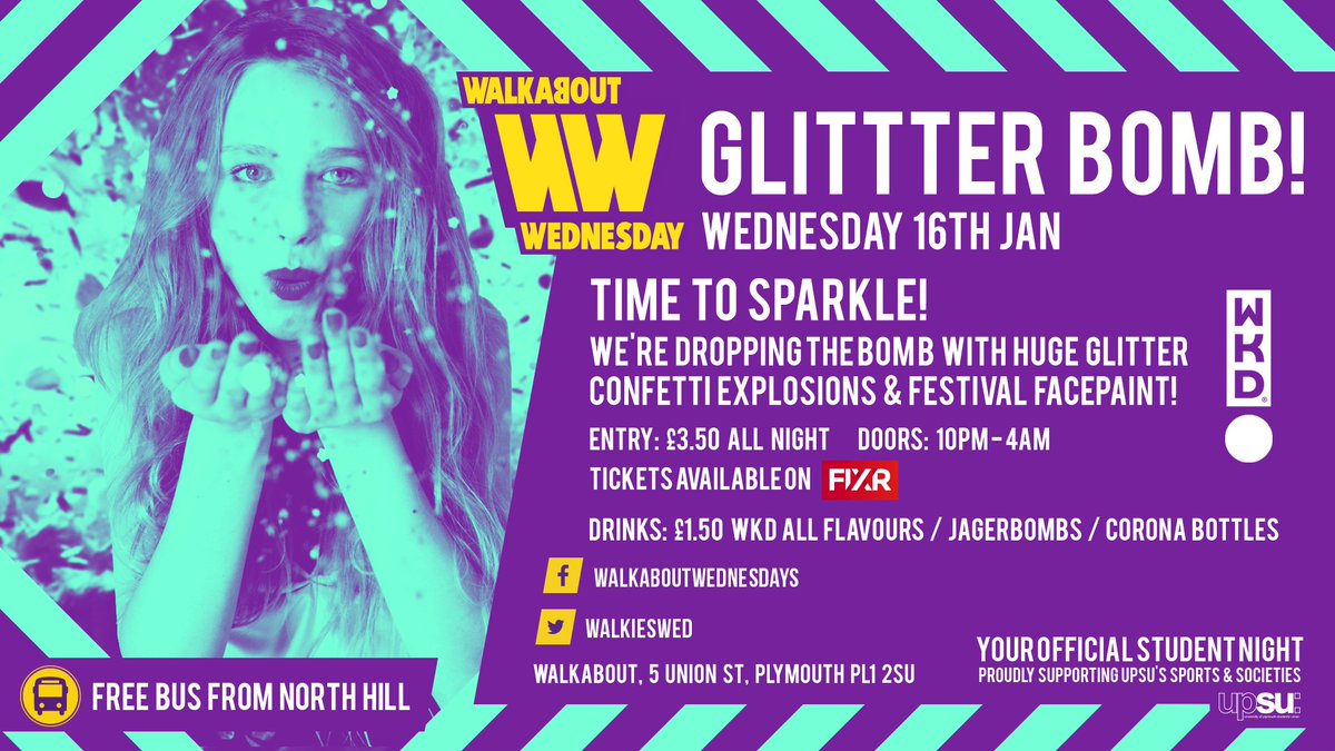WKDWalkaboutWed's tweet photo. Tonight! Join us for the mid-exam session! It's time to release the Glitterbomb! 

https://t.co/M2ZtFKwM5b https://t.co/z084Qq8758