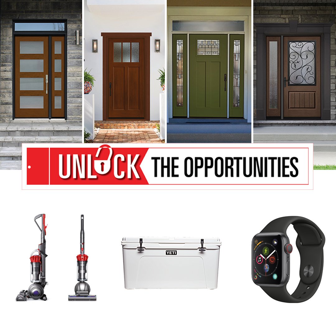 Trade Pros: Customers love our new products. You’ll love your chance to win amazing prizes. Get started today! bit.ly/2RIqsB9 #thermatru #newproducts #sweepstakes