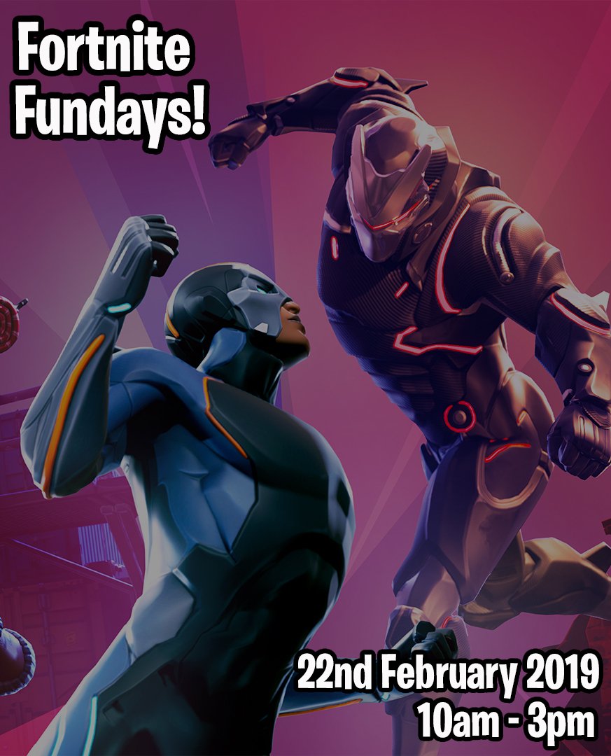 LaserWarfare's tweet photo. Have you heard!? Our #Fortnite Funday is back THIS FEB! Get ready for a jam-packed day of playing Fornite's most popular game modes in REAL LIFE! Get your a booked now! AND! IF you book before 31st Jan, you will get £10 off! https://t.co/UYBdf6eu76