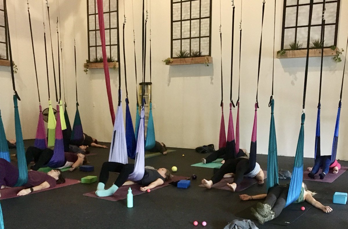 GoodKarmaStudio's tweet photo. Self-care Weekend Workshops: Aerial Massage Therapeutics Saturday &amp; Aerial Yin-Restorative Sunday aaahhh...  - https://t.co/ifFr67IKhn https://t.co/I1oGazvSYb