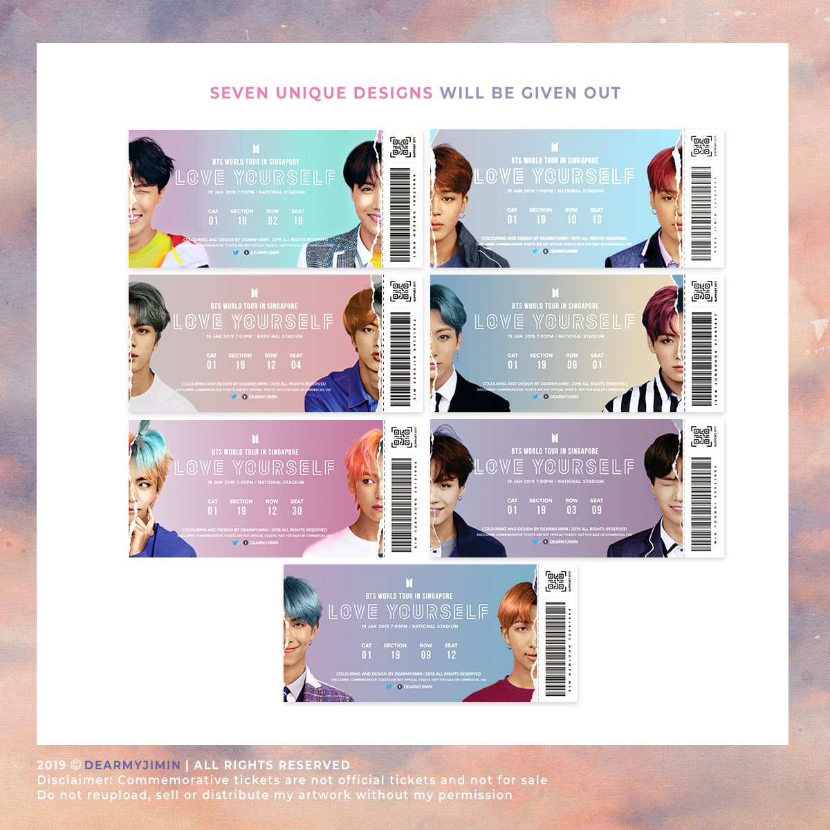 dearmyjimin's tweet photo. [Help RT💜] 

Fansupport in SG / Singapore
FREE Redesigned Concert Tickets 
🍀 first come first serve
🍀 limited quantities 
🍀 how to get: instructions below
🗓️19 Jan 2019 
📍 TBA 🕐 TBA

#LoveYourselfinSG #LoveYourselfSG #BTS #LYinSG #LYSG #BTSinSG https://t.co/D1WX8Hsfsz