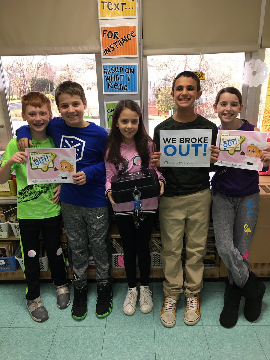 Students break out with fractions! <a href="/WaverlyParkElem/">Waverly Park Elementary School</a>