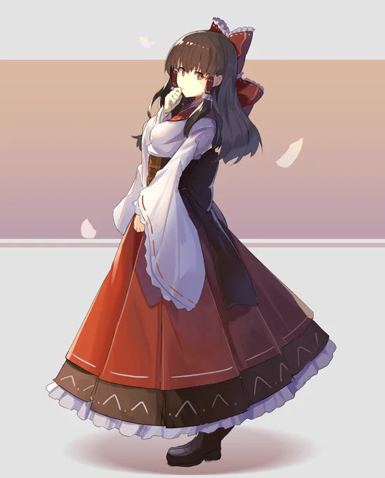 #深夜の真剣お絵描き60分一本勝負
れいむ^^ 