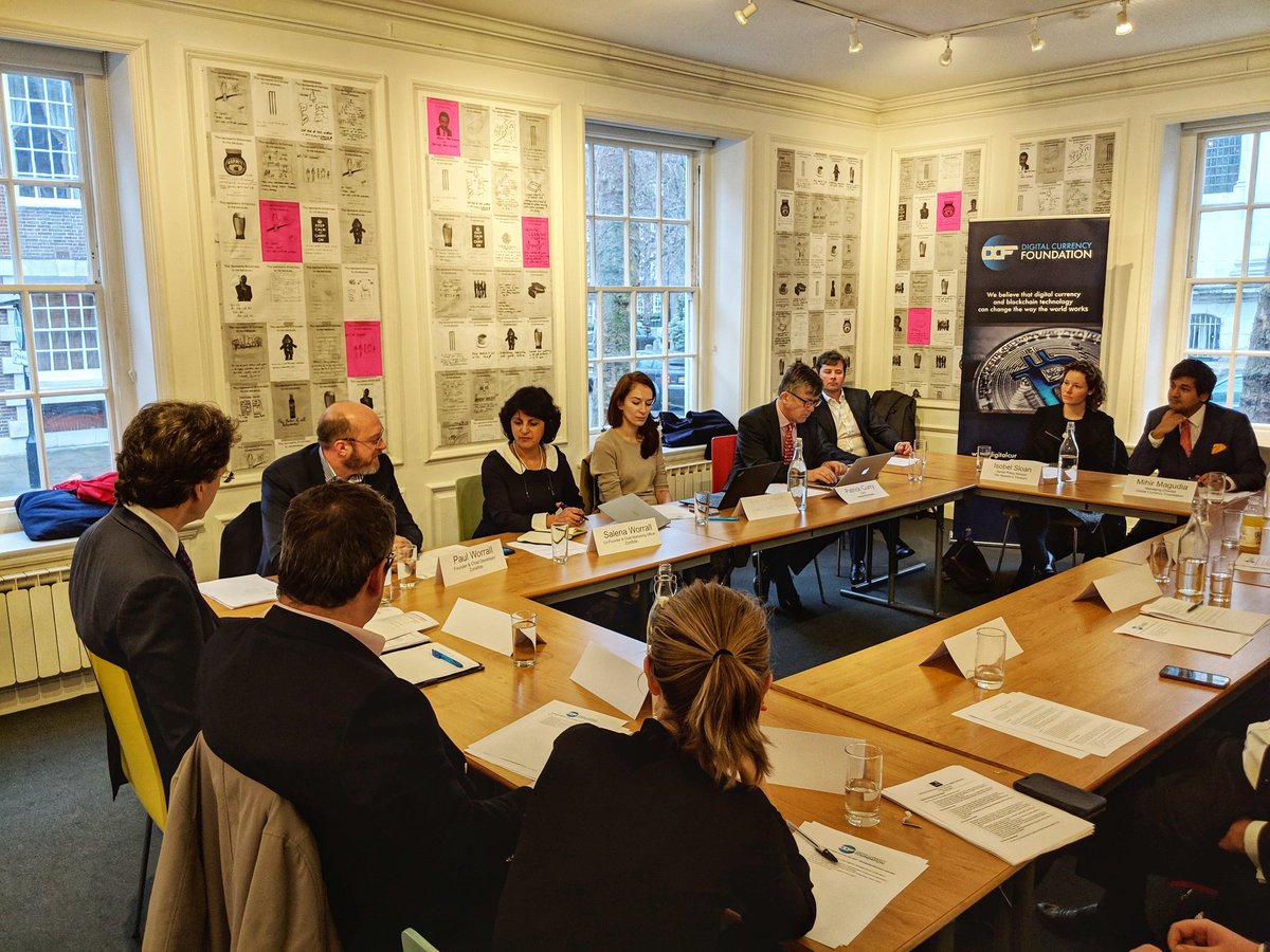 DCFInfo's tweet image. Happening now: #DigitalCurrency roundtable discussion with the Treasury, chaired by Managing Director, Mihir Magudia