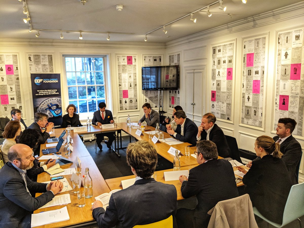 DCFInfo's tweet image. Happening now: #DigitalCurrency roundtable discussion with the Treasury, chaired by Managing Director, Mihir Magudia