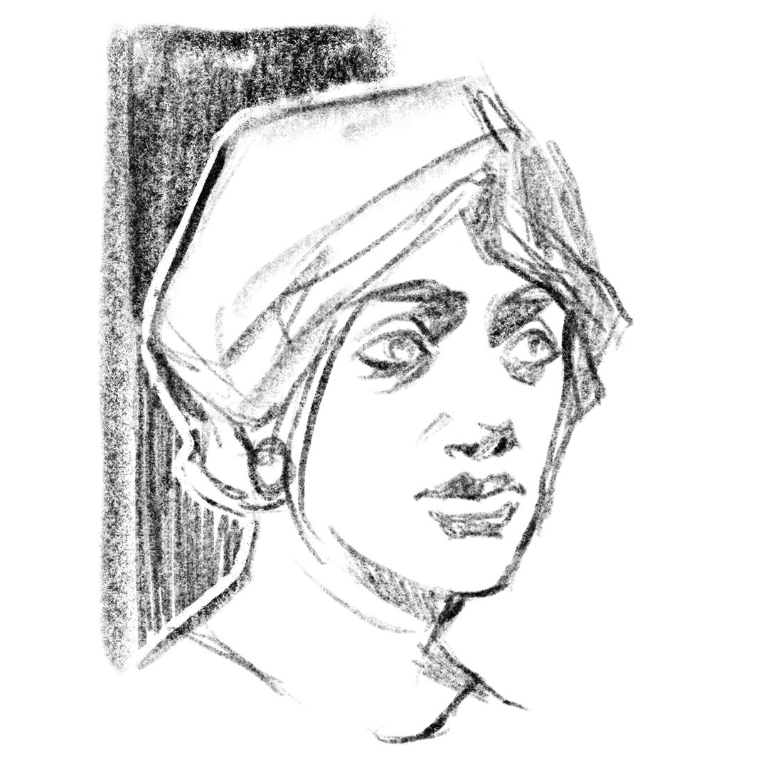 Day 1 of #100headschallenge [part 2] 
#myart #digitalart #portrait 