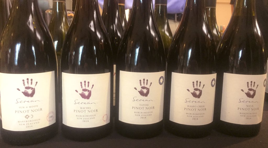 New wines and releases from <a href="/SeresinEstate/">Seresin Estate</a> at today’s <a href="/nzwineeurope/">New Zealand Wine Europe</a> London tasting.
2014 Single Vineyard Pinot Noirs plus 2018 Dry Riesling and reimagined Chiaroscuro from new winemaker Tamra Kelly Washington.
#nzwine table 24.