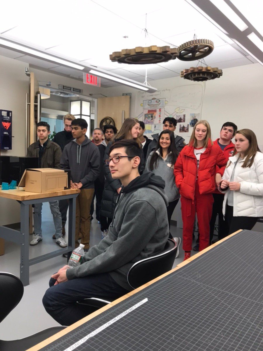 tyng_robotics's tweet image. Yesterday the robotics team had an awesome field trip to Boston Dynamics in  Waltham and iRobot in Burlington as preparation for our season!

At Boston Dynamics, we had a great tour hosted by Stephen Berard, a software engineer for Boston Dynamics&apos; Spot robot and a THS Alumni!