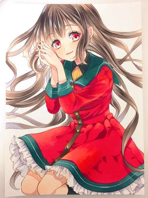 こちらも❣️右の絵はご依頼いただいて描いたものです。 