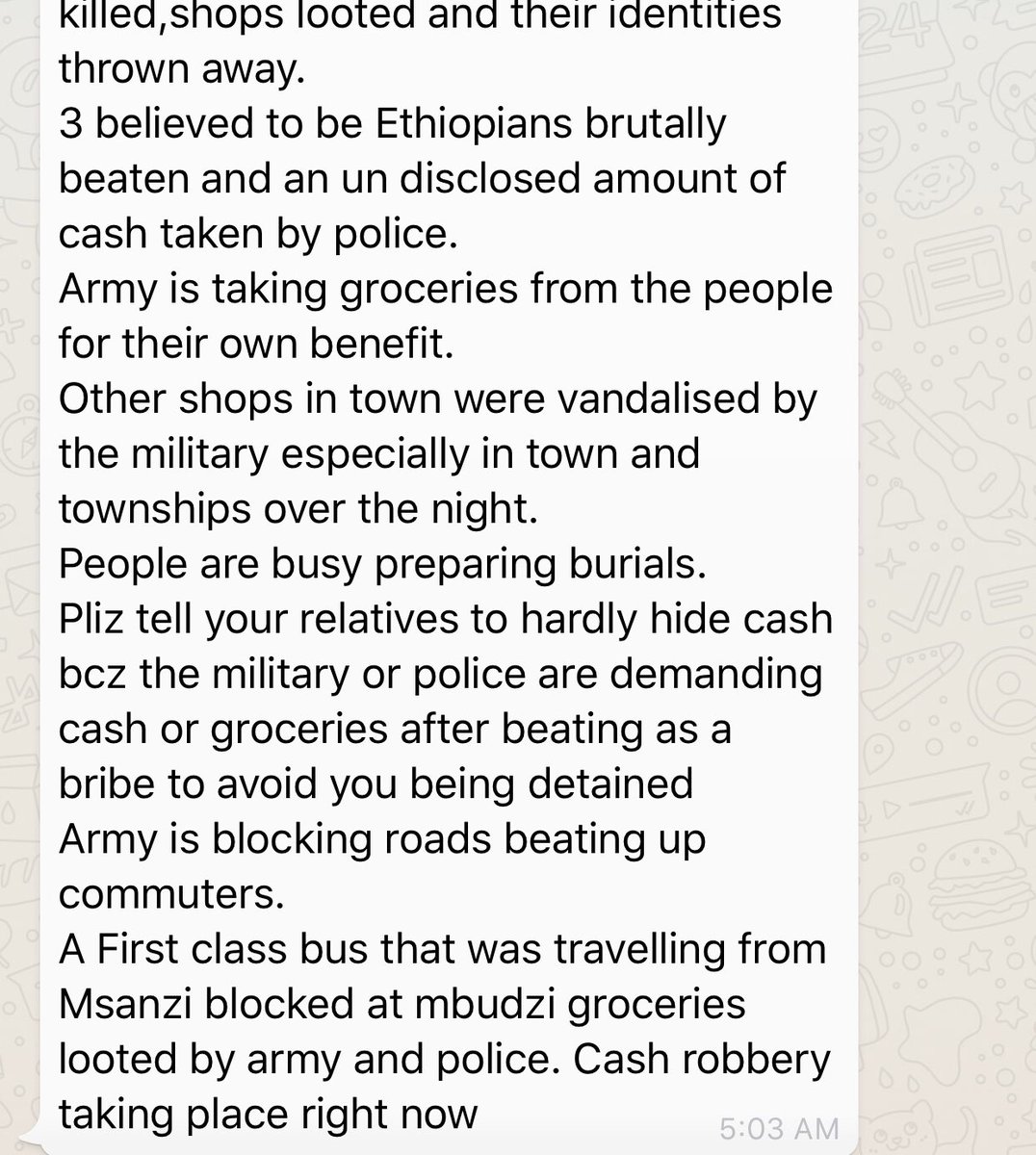 The death toll in Zimbabwe is rising as the violence continues. If you are outside of Zimbabwe right now use you voice to speak up for the voiceless !  #ZimbabweShutDown