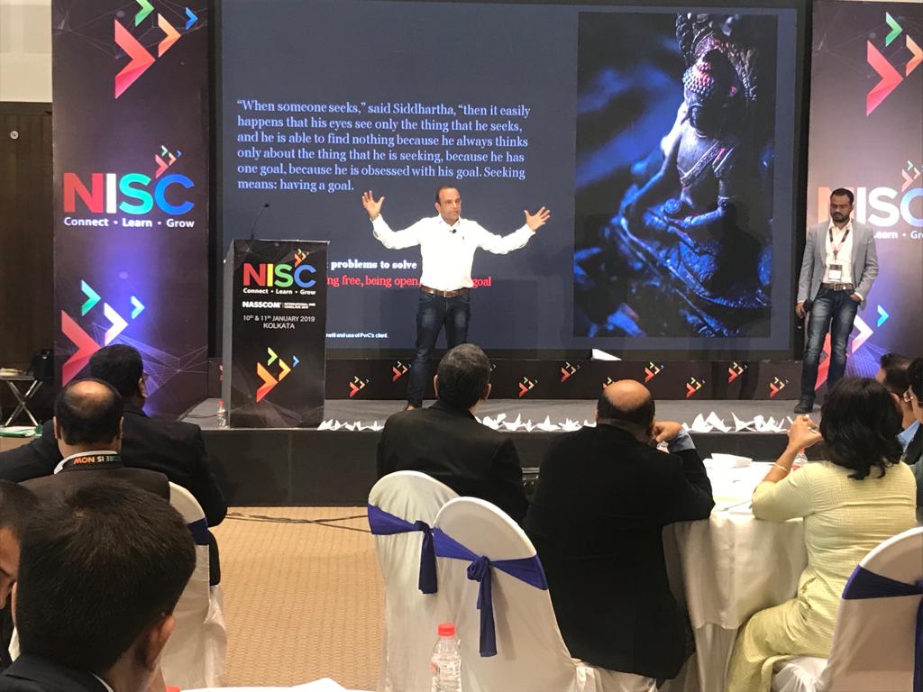 PwC_IN's tweet photo. PwC's Prateek Sinha (@retlguru) and his team holds a masterclass on design thinking at #NISC2019. The session highlights the value of human-centred design in delivering successful business transformations in the digital age #designwithPwC
@SudhirDungarpur https://t.co/266eXNwGia
