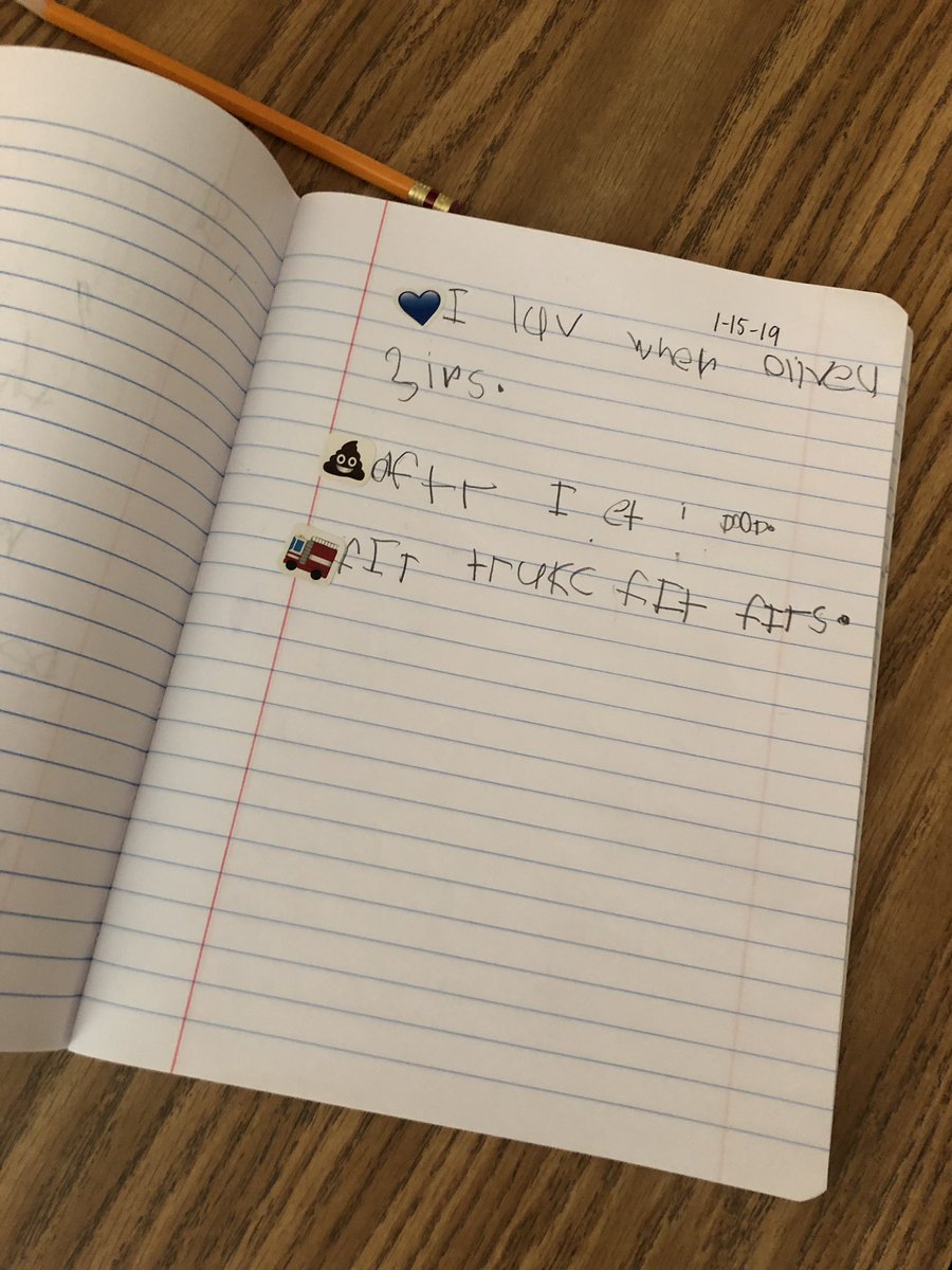 AshleyBuckCCPS's tweet photo. Reminder to self: take the 💩 emoji off the sticker chart before writing time tomorrow... 😬 #hesnotwrong #autismisamazing #specialeducation https://t.co/oOSL0DhoQl