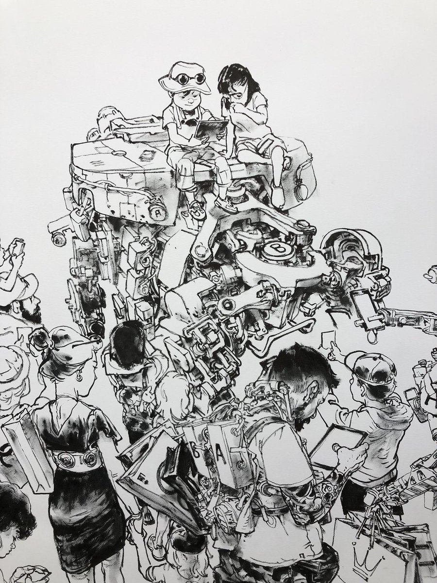 superani82's tweet photo. 16th of January. Live Drawing show at @galeriemaghen ,Paris. using @pentel_pepe brush pen. https://t.co/DbmWtQu6xx https://t.co/3Y0dMCUv5C #kimjunggi #danielmaghen #superani https://t.co/NReLoKK2X2 @kimjunggidirect @KimJungGiUS @SuperaniArt @kimjunggi_jp https://t.co/34rpGrOFuv