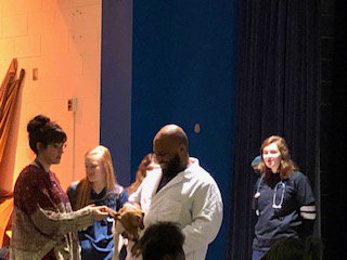WakeForestMS's tweet photo. Thank you to Mr. Edmonds and students from Heritage High's Animal Science and Pre-Vet club who came to the school today to talk about elective choices at Heritage High.  It was great meeting some of their animals! #HeritageFFA #HHSAgRocks https://t.co/A9pPn5ZbAE