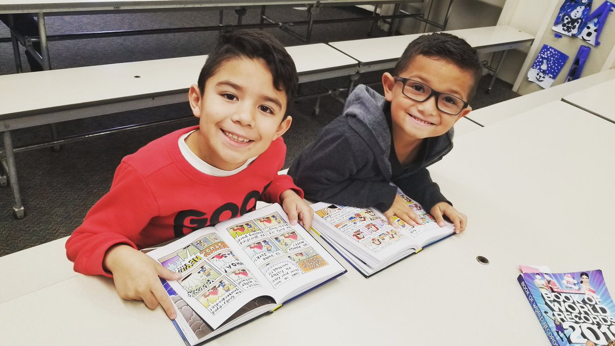 KemptonESS's tweet image. Inside recess is a perfect time to read with a friend! 😎👨🏽‍🏫🌧📚 #LMSVHeart #ESSRocks #rainyday