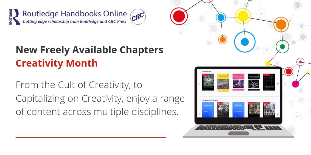 routledgebooks's tweet image. To celebrate International #CreativityMonth, we've opened up 10 new freely available chapters, including a chapter on Capitalizing on Creativity: 
bddy.me/2QTpmhp