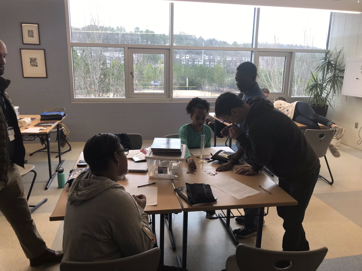 Hands-on learning in 8th grade science #hwdms