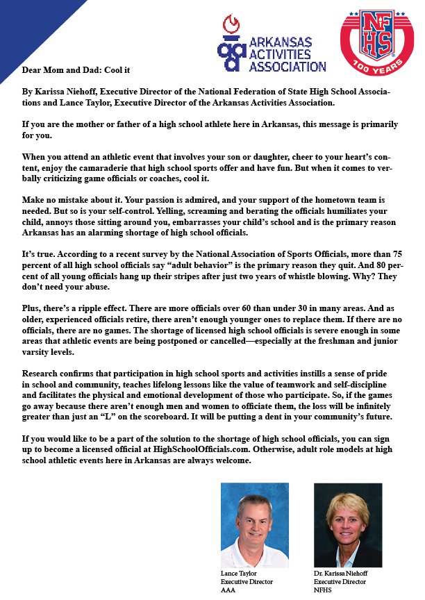 Arkansas Activities Association tweet media