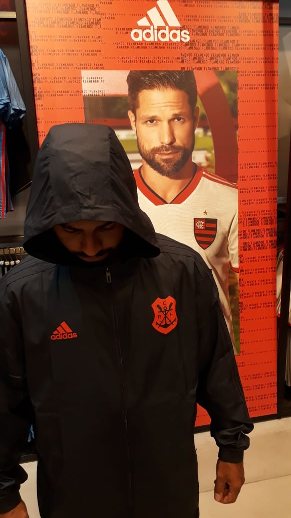 jaqueta adidas flamengo quebra vento