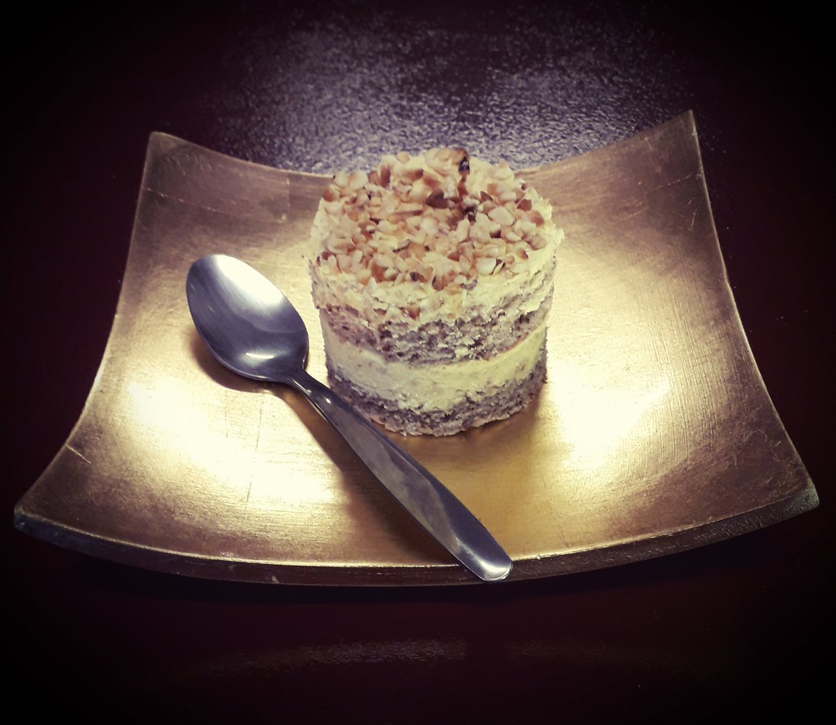 Dessert for your afternoon tea ??? 

try NUT dessert 
with coffee