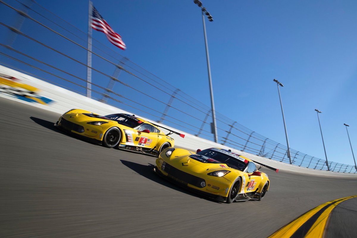CorvetteRacing's tweet image. Tick tock... counting down to next week's #Rolex24! #WednesdayMotivation #Corvette #C7R #Z06 #IMSA