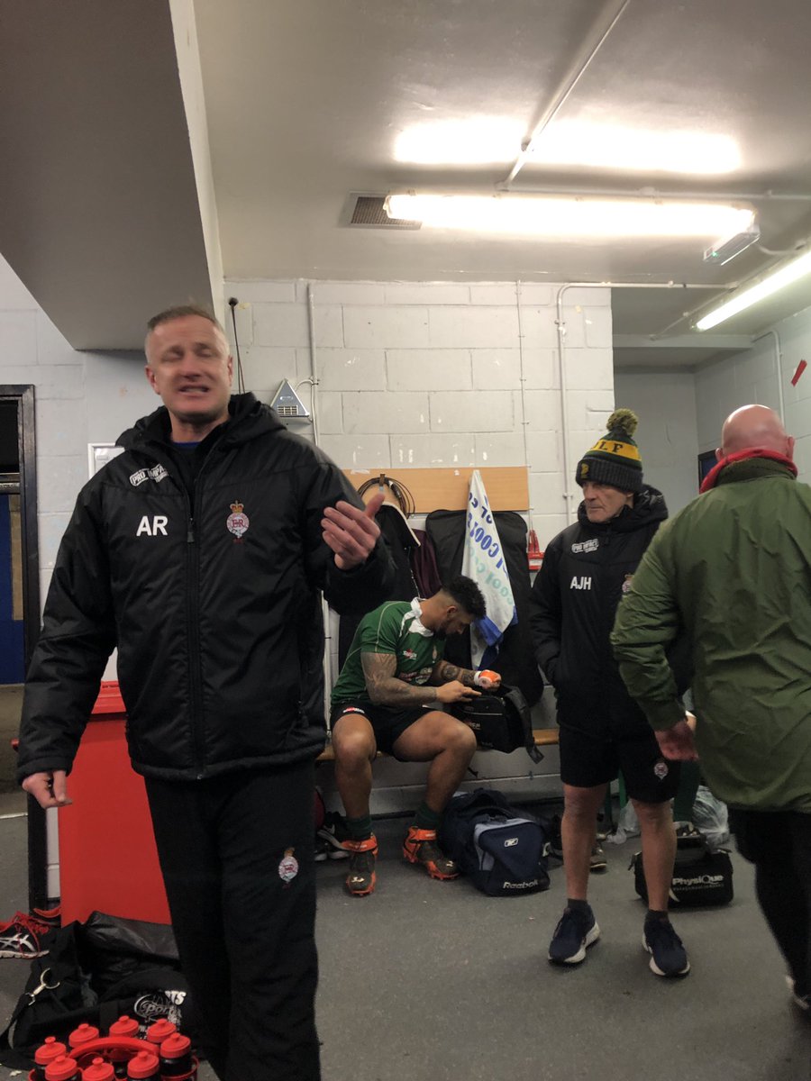 Head coach Mr Richards getting into the talk