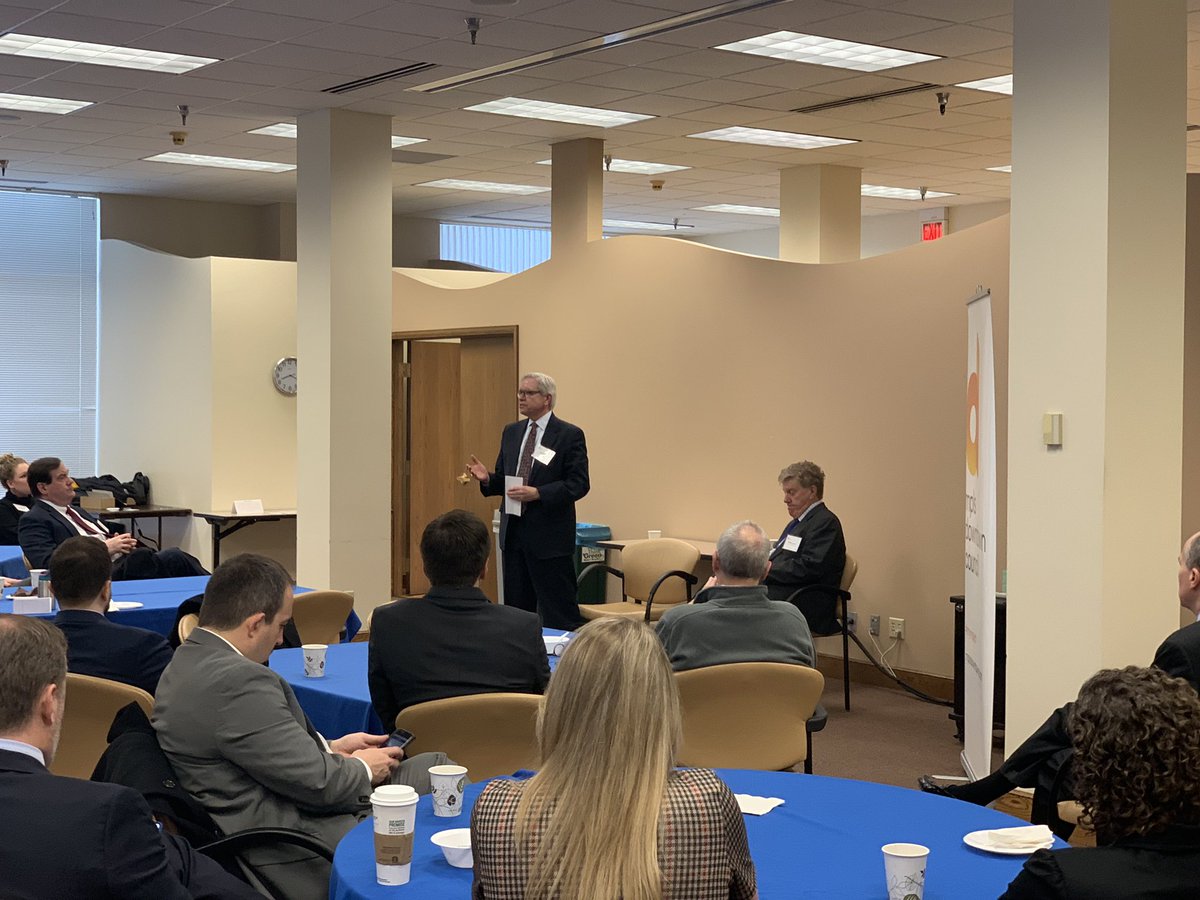 MplsDowntown's tweet photo. What an incredible conversation with Rick Forschler and John Knapp talking careers in legislative lobbying. Thank you @CCharitiesUSA for hosting and @FaegreBD &amp; Winthrop &amp; Weinstine for hosting! #mplsdowntown #mymplsdt #2025plan https://t.co/XCOSG0UP4k