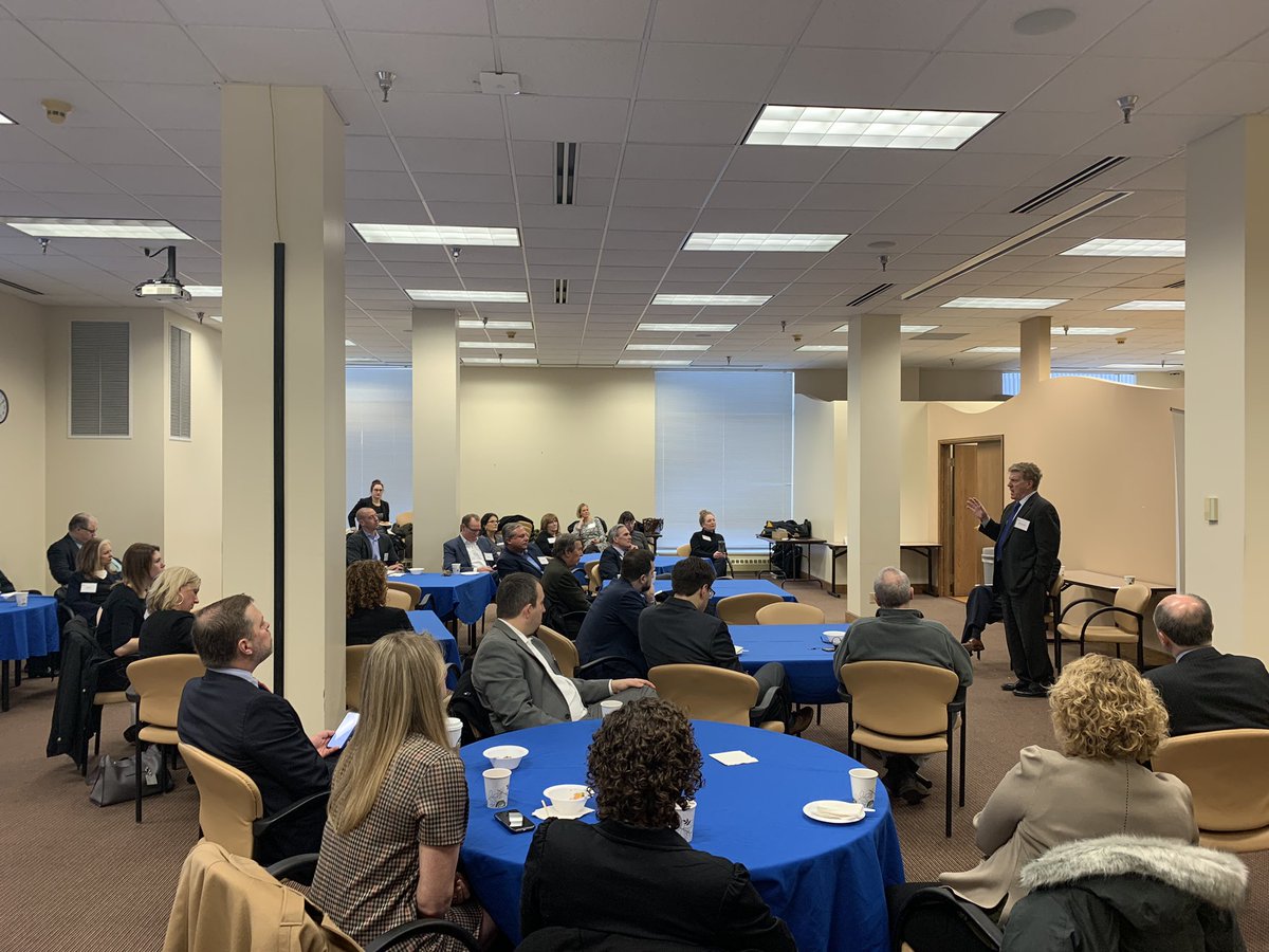 MplsDowntown's tweet photo. What an incredible conversation with Rick Forschler and John Knapp talking careers in legislative lobbying. Thank you @CCharitiesUSA for hosting and @FaegreBD &amp; Winthrop &amp; Weinstine for hosting! #mplsdowntown #mymplsdt #2025plan https://t.co/XCOSG0UP4k