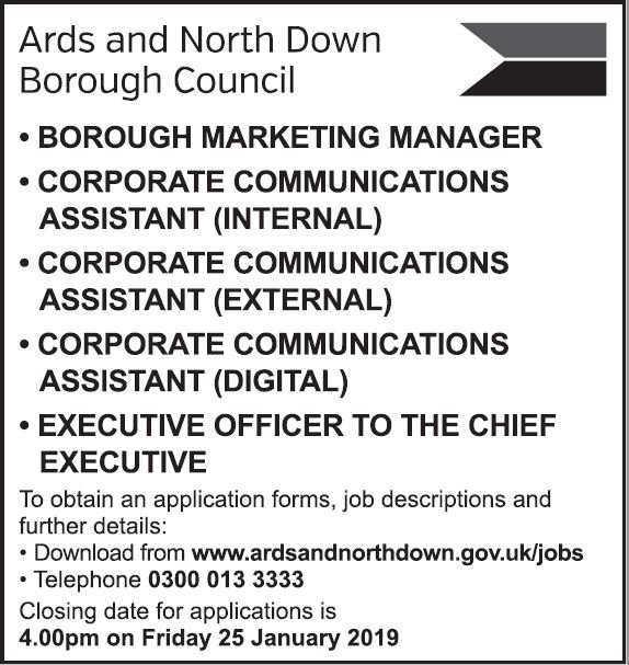ANDborough's tweet photo. New Year, New Job?
Ards and North Down Borough Council is currently recruiting for a number of vacancies. To find out more and to apply, visit our website:
https://t.co/b2hPzDDwyL
#JobFairy #ANDBC https://t.co/7eZ1Lq6GjI