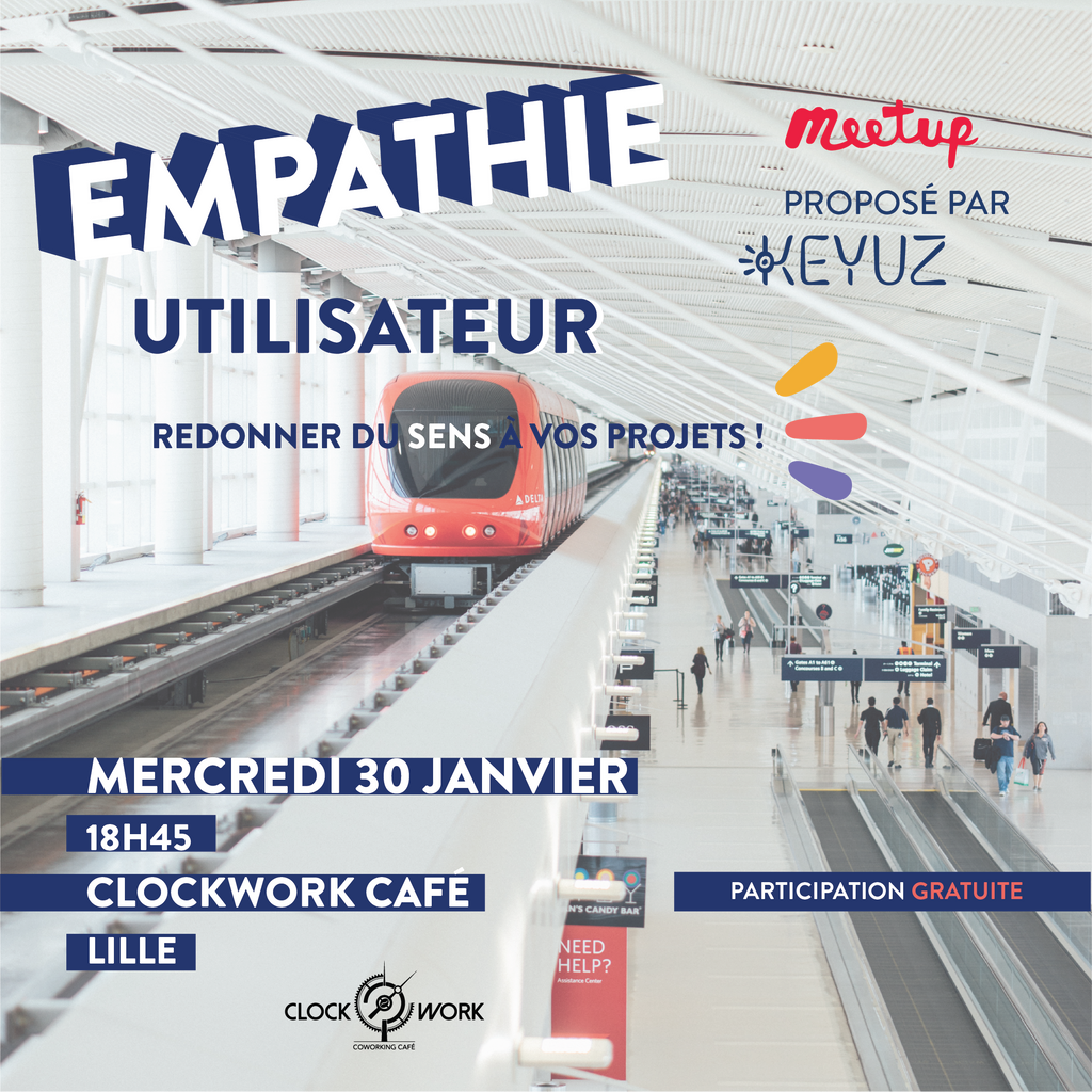 keyuzdesign's tweet photo. Retrouvez-nous au prochain Meetup Keyuz qui portera sur l'empathie utilisateur ou comment redonnez du sens à vos projets d'innovation. 
Inscrivez-vous via ce lien:
https://t.co/olGLI862tg
#experience #UserFeedback #workshop #designthinking #collaboration https://t.co/b3G4bda2SA