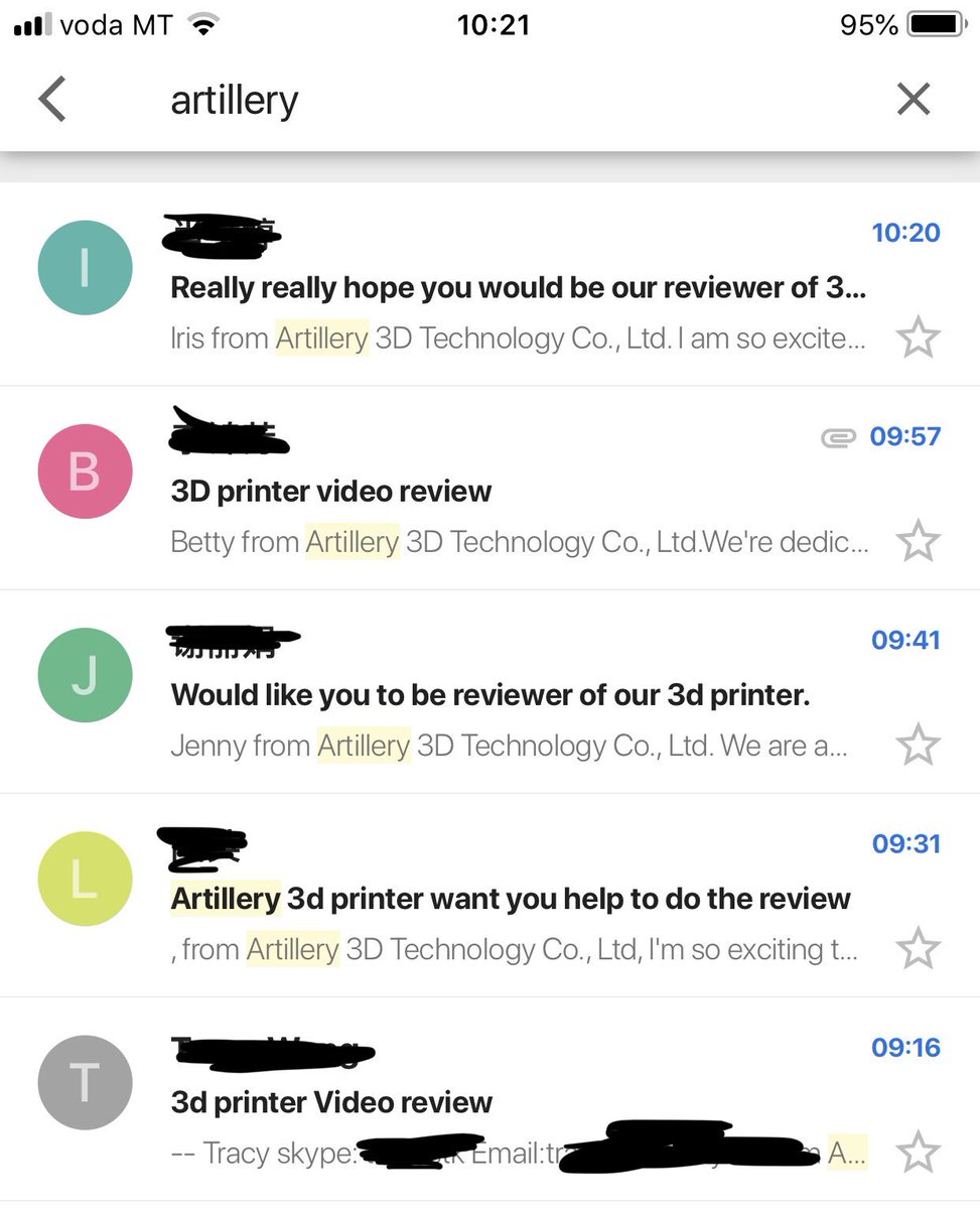 3DMakerNoob's tweet photo. @makersmuse I’ll take your 4+ emails a day and raise you 5+ emails an hour 😁😁 #comparingsizes https://t.co/oqeZfrSgsl