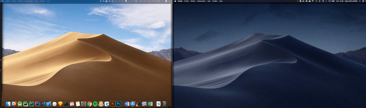 AlbanDeflandre's tweet photo. @AppleSupport What is going on with dynamic wallpapers? Same wallpaper on 2 different screens = 2 different pictures? Should we also talk about your (very) buggy settings interface ?  Setting my own dynamic wallpaper works 20% of the time https://t.co/8AfKzbrDFk