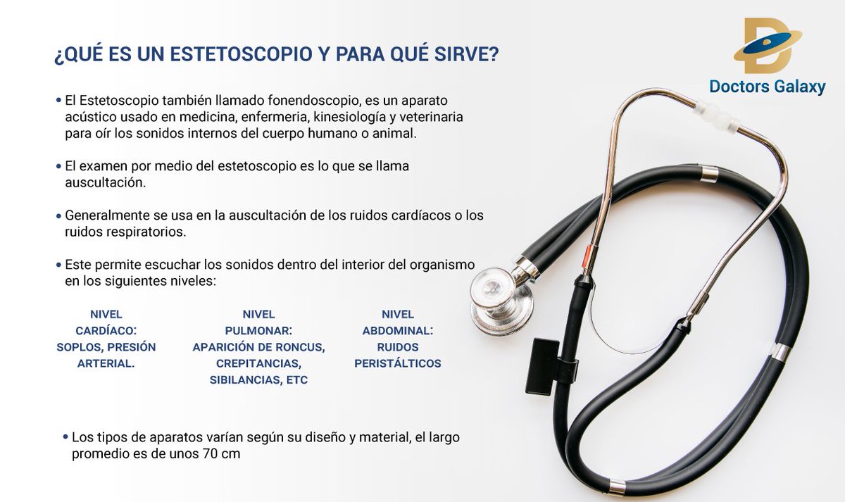 Seis mantener La para que sirve el estetoscopio Viaje Permiso