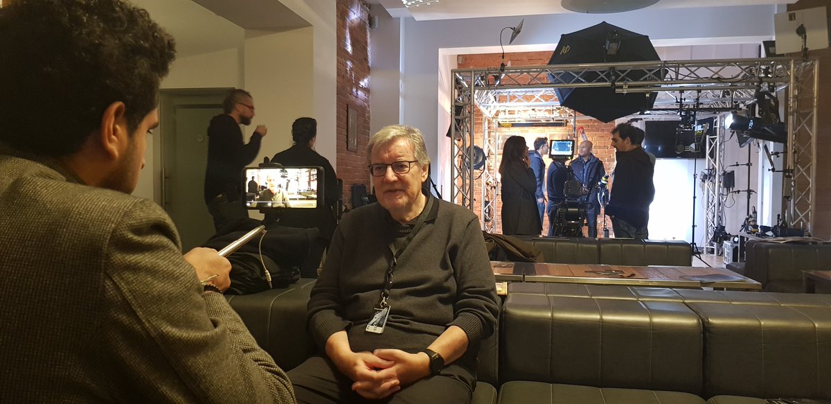 We had an amazing week in Poland at the film festival Camerimage. Here we are interviewing Geoff Boyle Live for CookeOpticsTV asking audience questions, (and a snap from the Panavision party.)