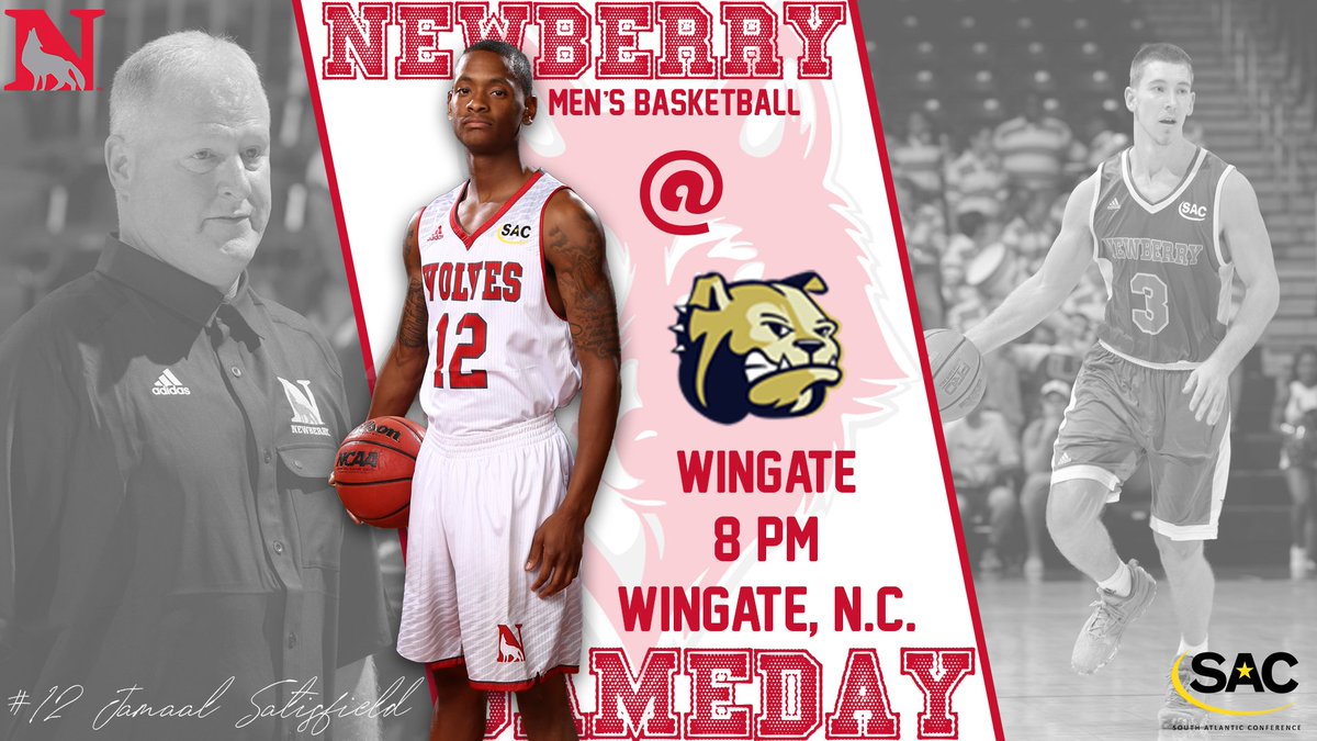NewberrySports's tweet photo. We're heading up north for another big SAC matchup! Let's beat the Bulldogs! 🐺🏀

🏀 - @WU_Bulldogs 
⏰ - 8 PM
📍 - Wingate, N.C.
📺 - https://t.co/ICZYVVFucr
📊 - https://t.co/ljF9UsMOSM 
🎙 - https://t.co/vi2JNVSza4

#GoWolves https://t.co/rNA6x5lSMd